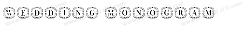 Wedding Monogram字体转换